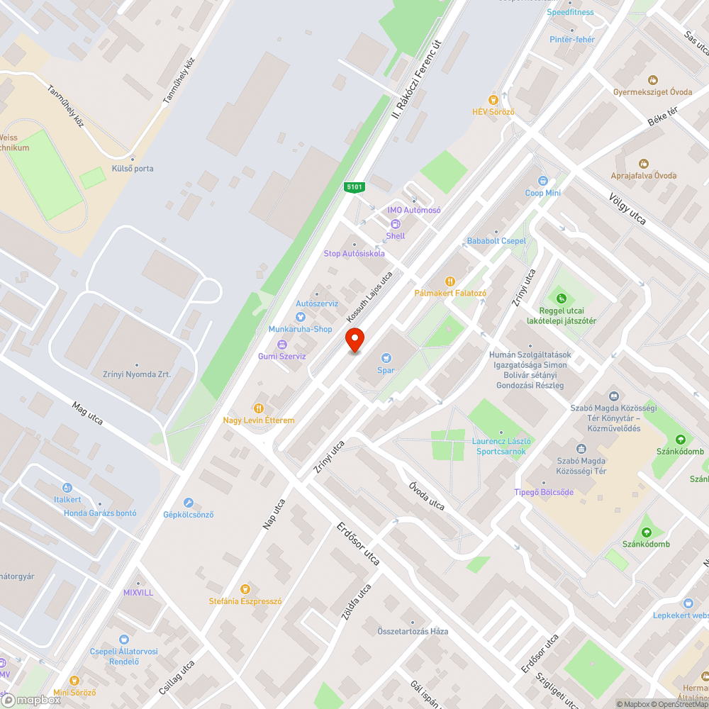 Elhagyott zsákok bejelentés helye