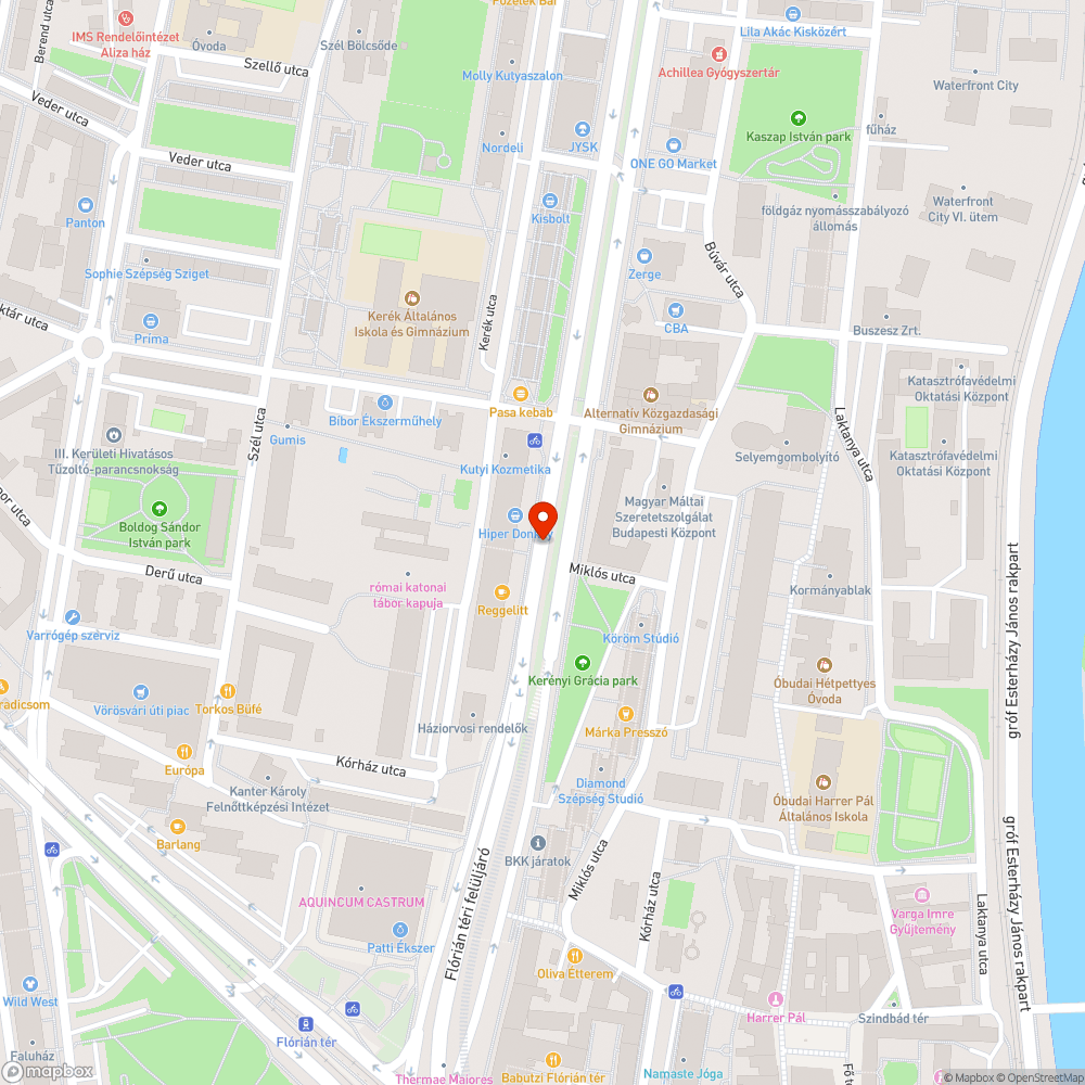 Graffiti bejelentés helye