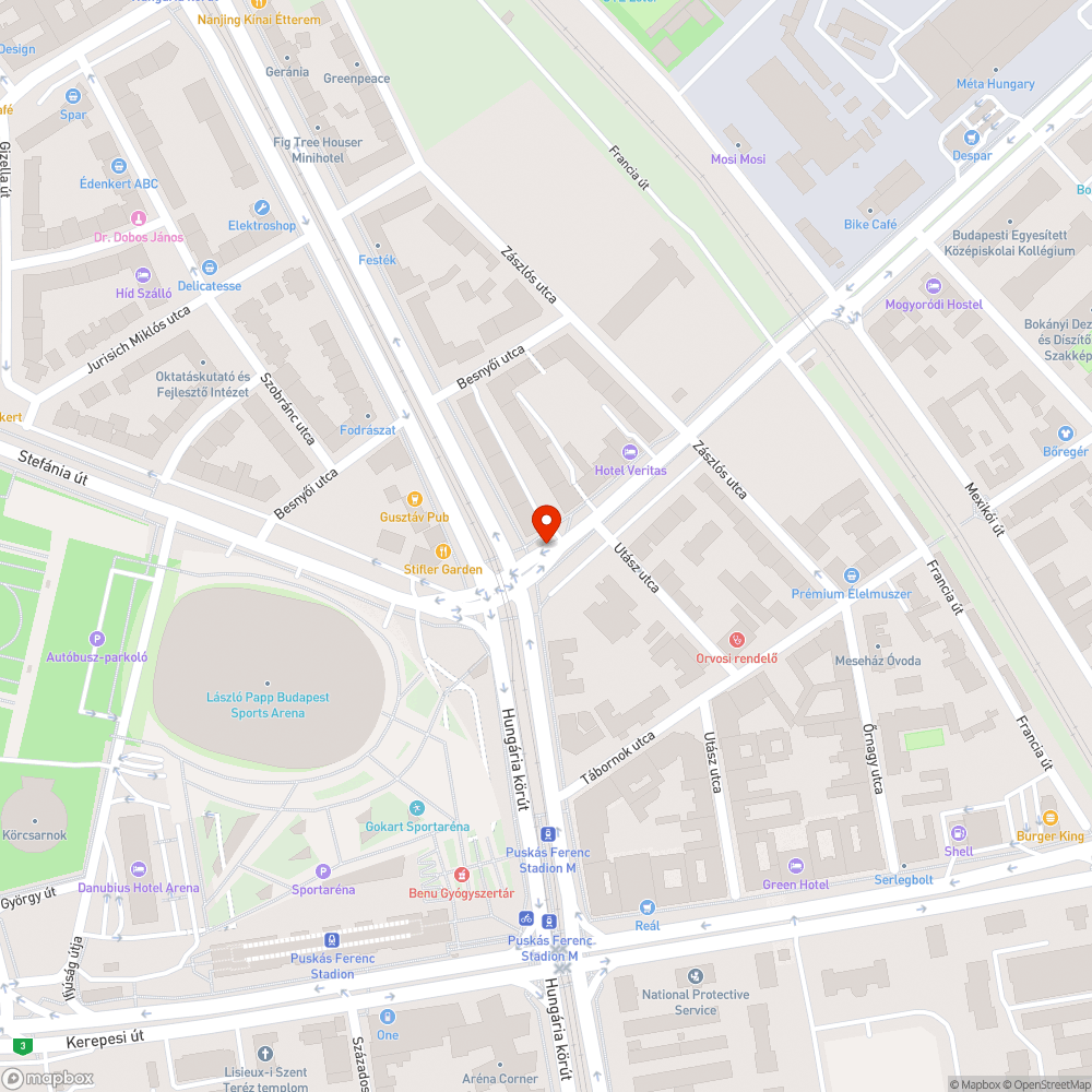 Lekopott zebra bejelentés helye