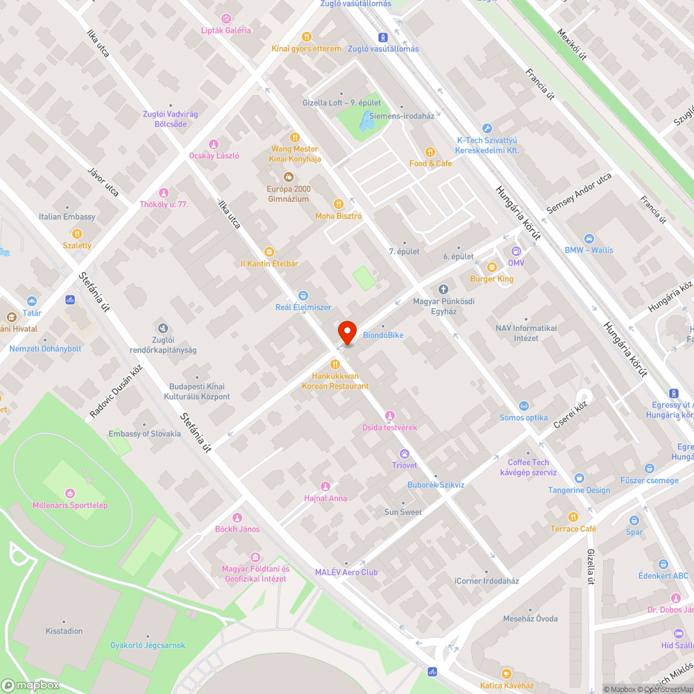 Törött, repedt bejelentés helye