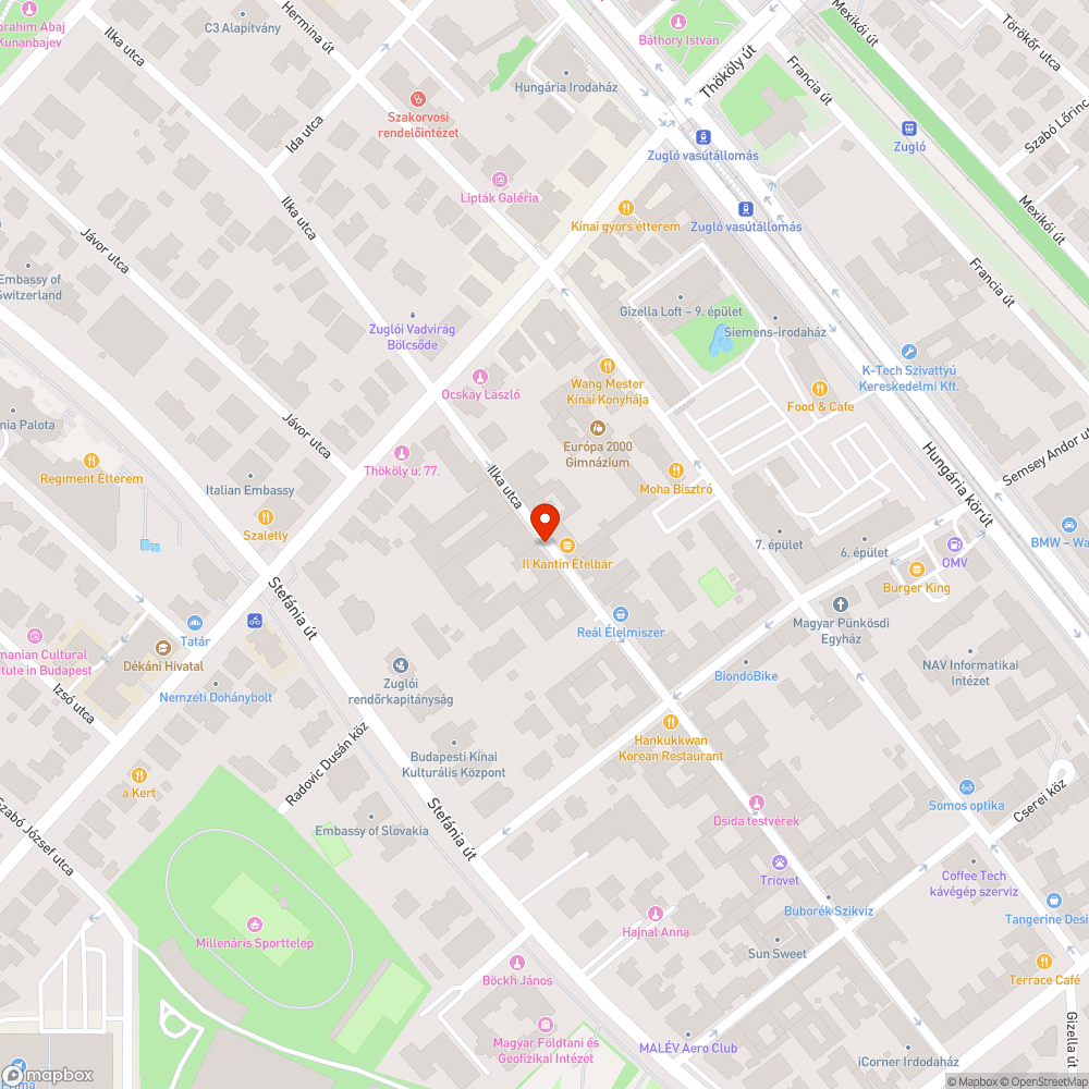 Rozsda ette bejelentés helye