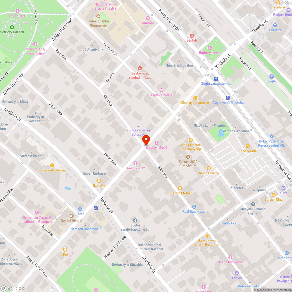 Túl alacsony bejelentés helye