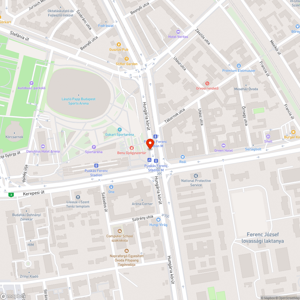 Kiömlött szemeteszsák a buszmegállóban bejelentés helye