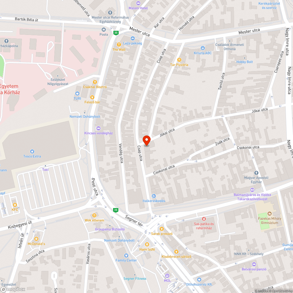 Parlagfű és gaz bejelentés helye