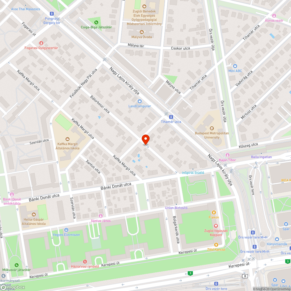 Elhagyott, lefoglalt jármű bejelentés helye