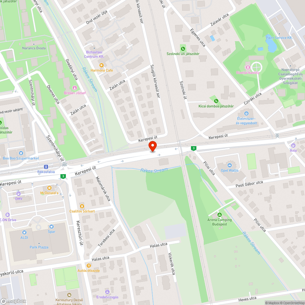 Nehezen látható közúti tábla. bejelentés helye