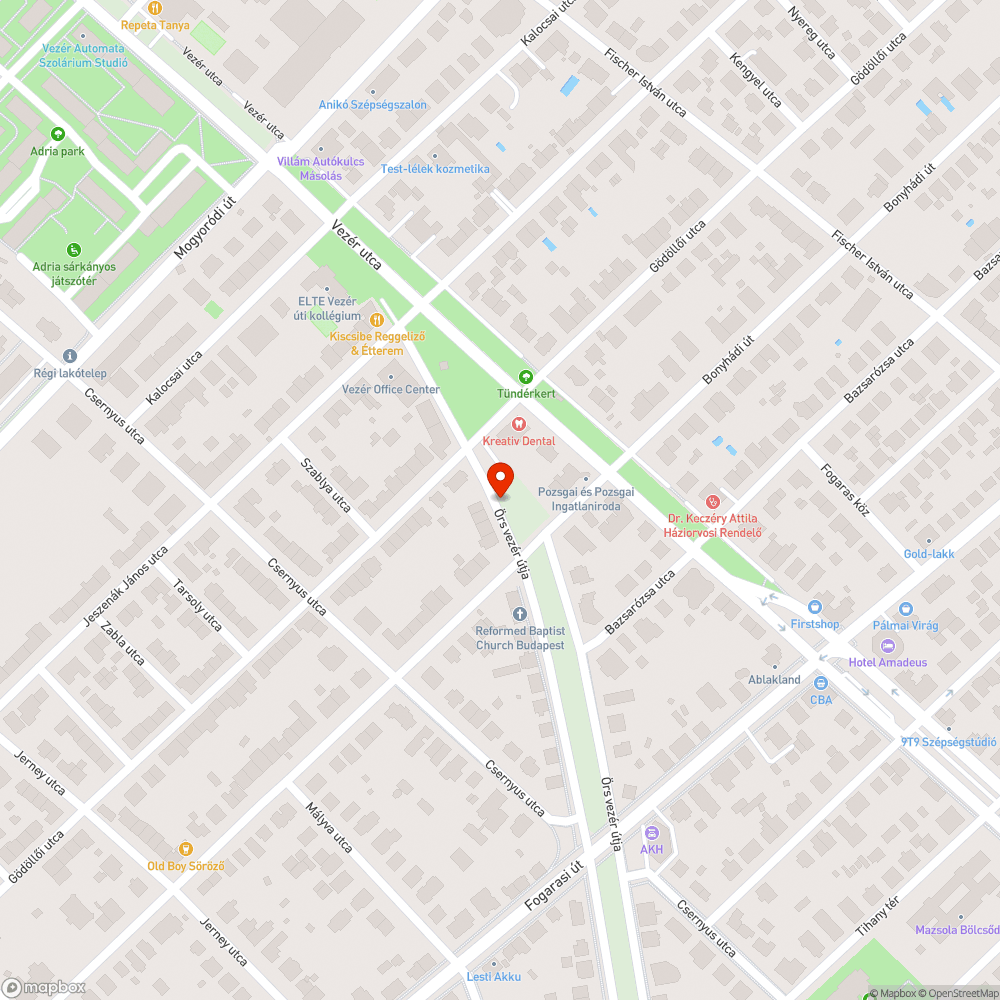 Hulladék lerakat a járda mellett. bejelentés helye