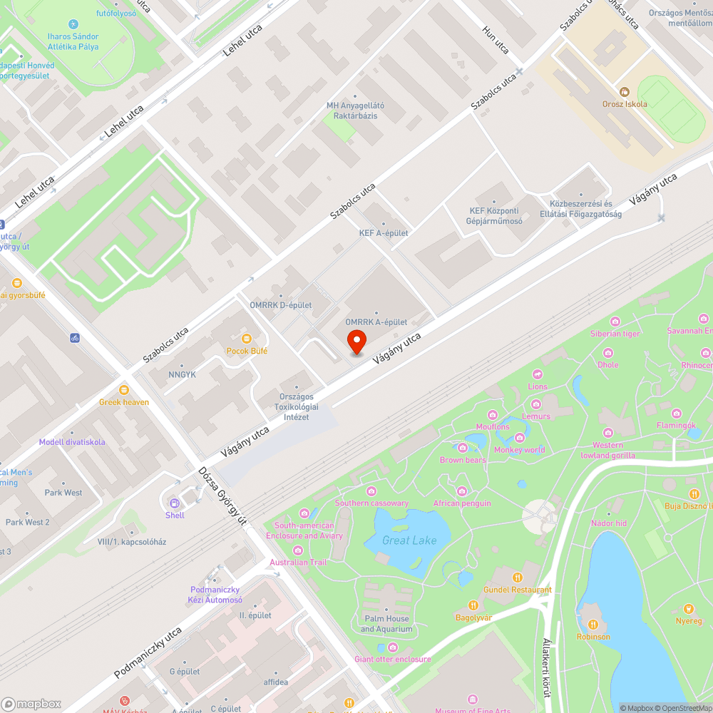 Kettétört fa bejelentés helye