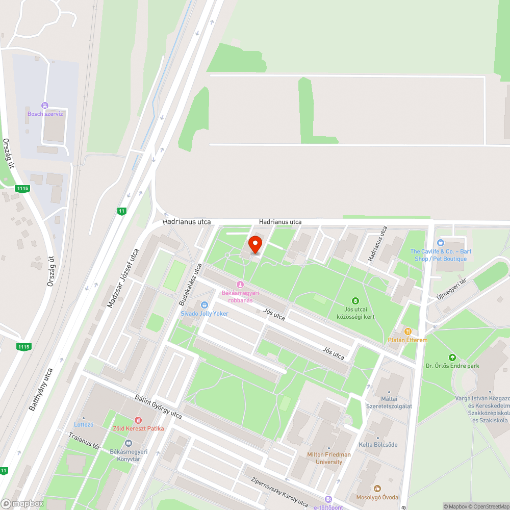 Semmibe vezető utak bejelentés helye