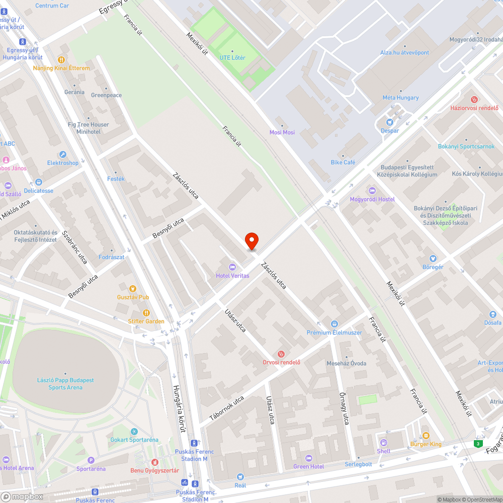 Fedlap. bejelentés helye