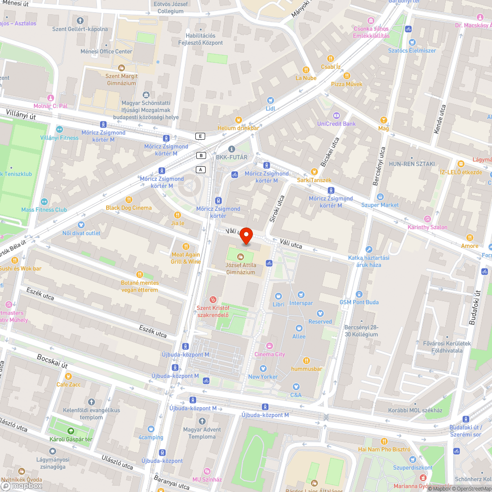 Összefirkált fal bejelentés helye