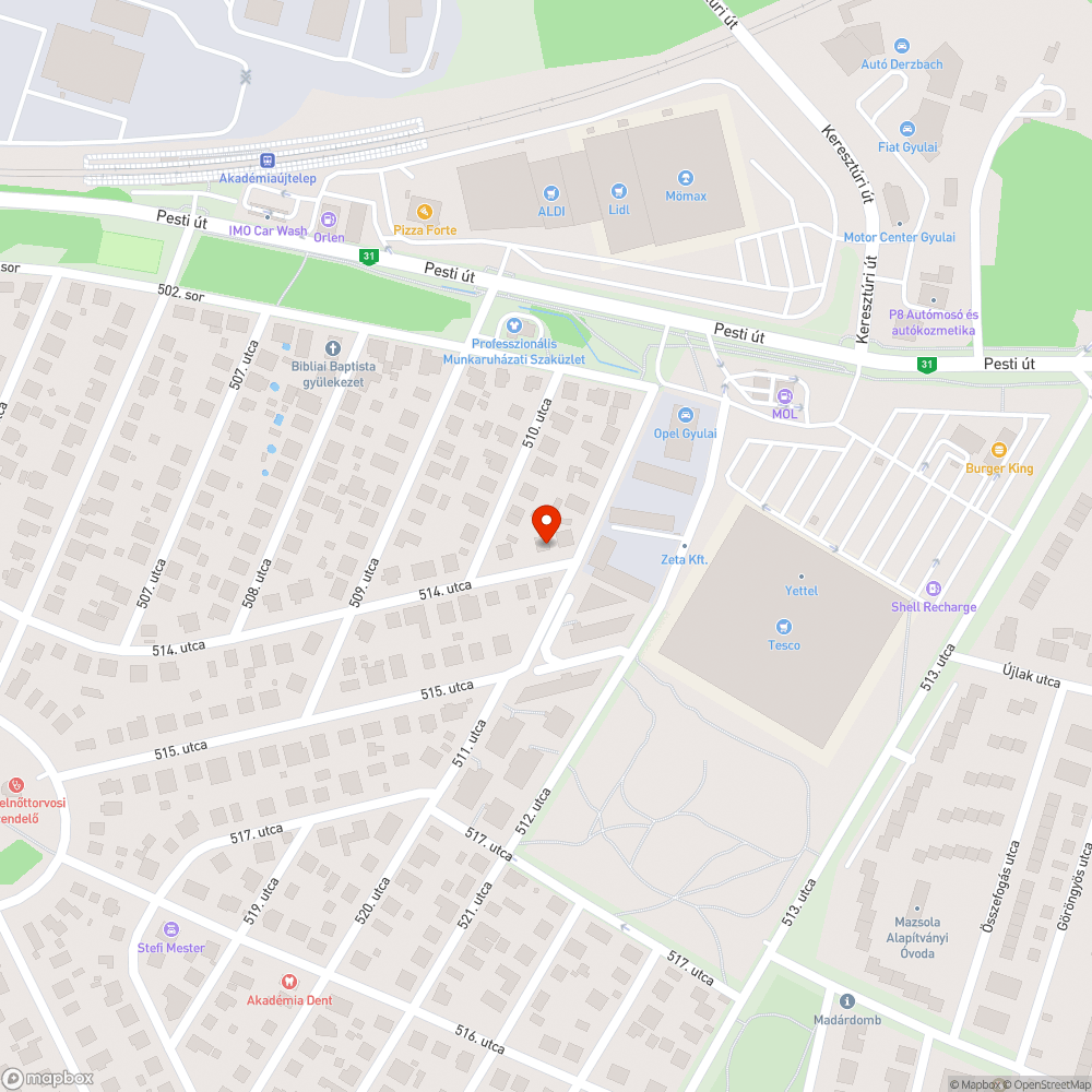 Besüllyedt csatorna bejelentés helye