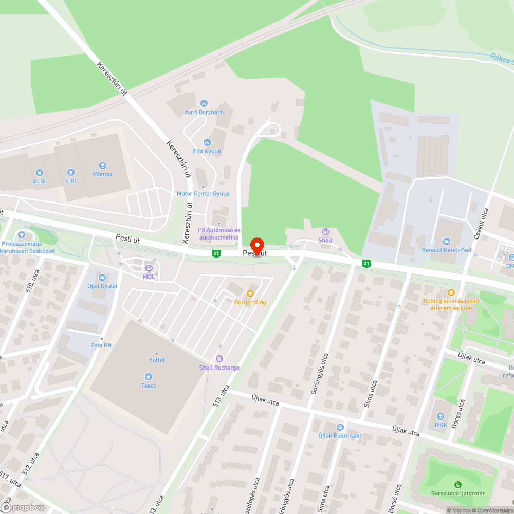 Bokrok alján szemét bejelentés helye