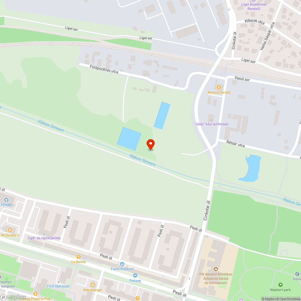 Félbetört fa bejelentés helye