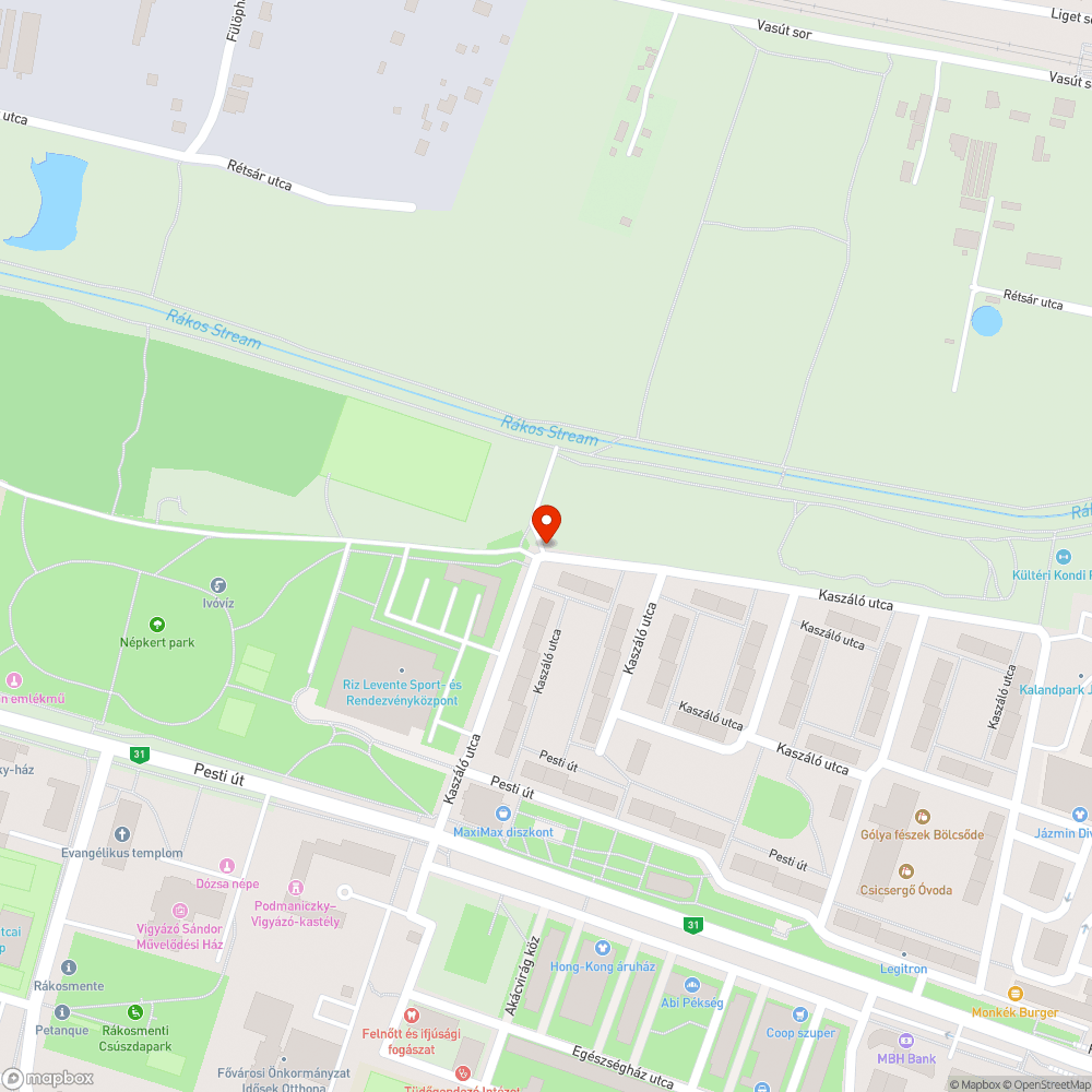 Hiányzó utcatábla bejelentés helye