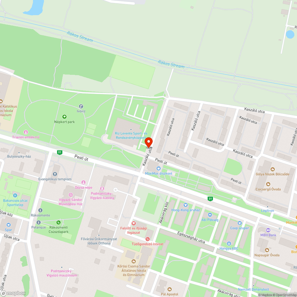 Lefokozott fekvőrendőr bejelentés helye