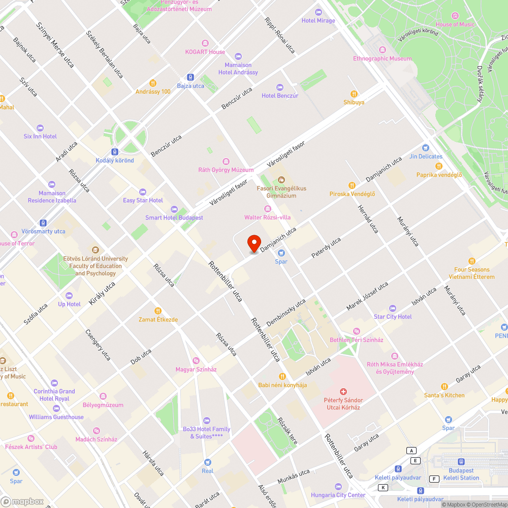 Elhagyott autó bejelentés helye