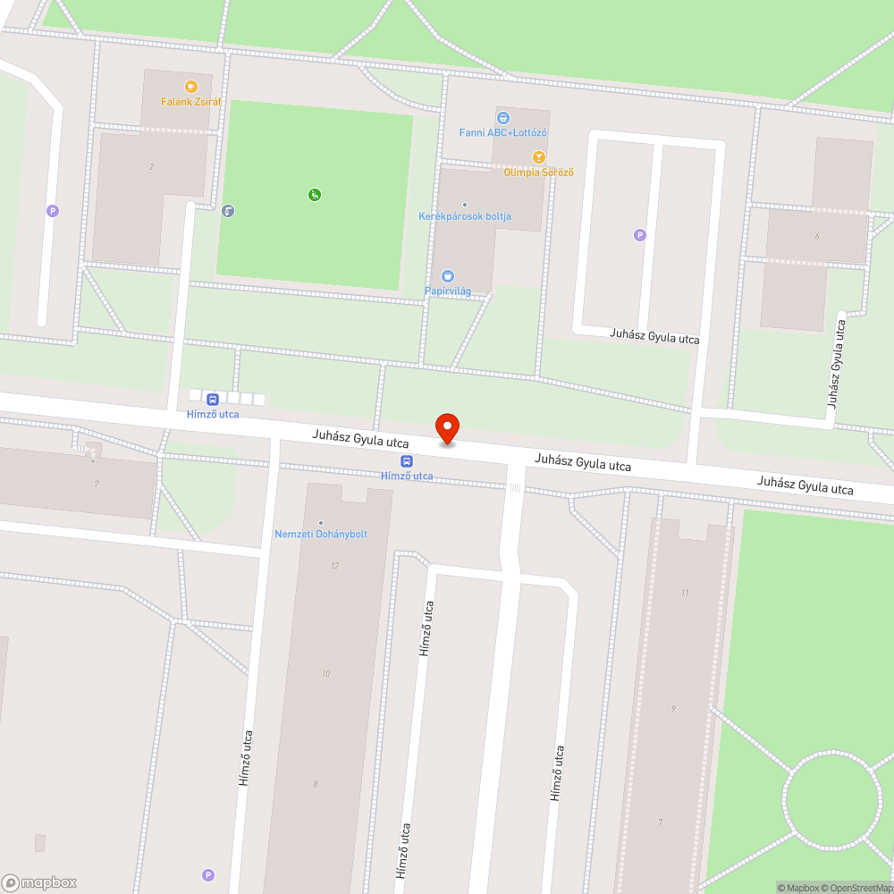 Esőbeálló hiánya bejelentés helye