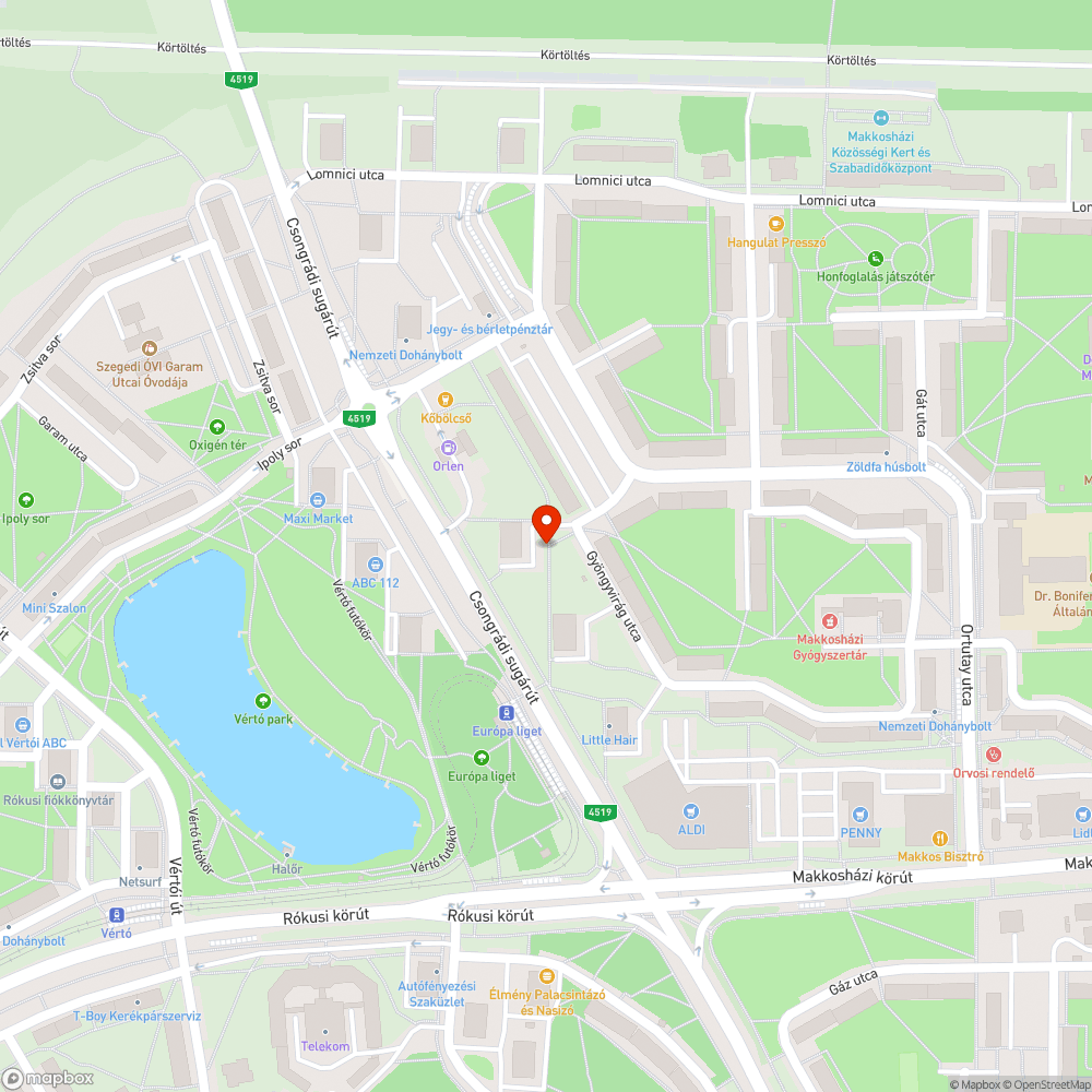 Összefirkált, kitört ablaküvegű telekonfülke bejelentés helye