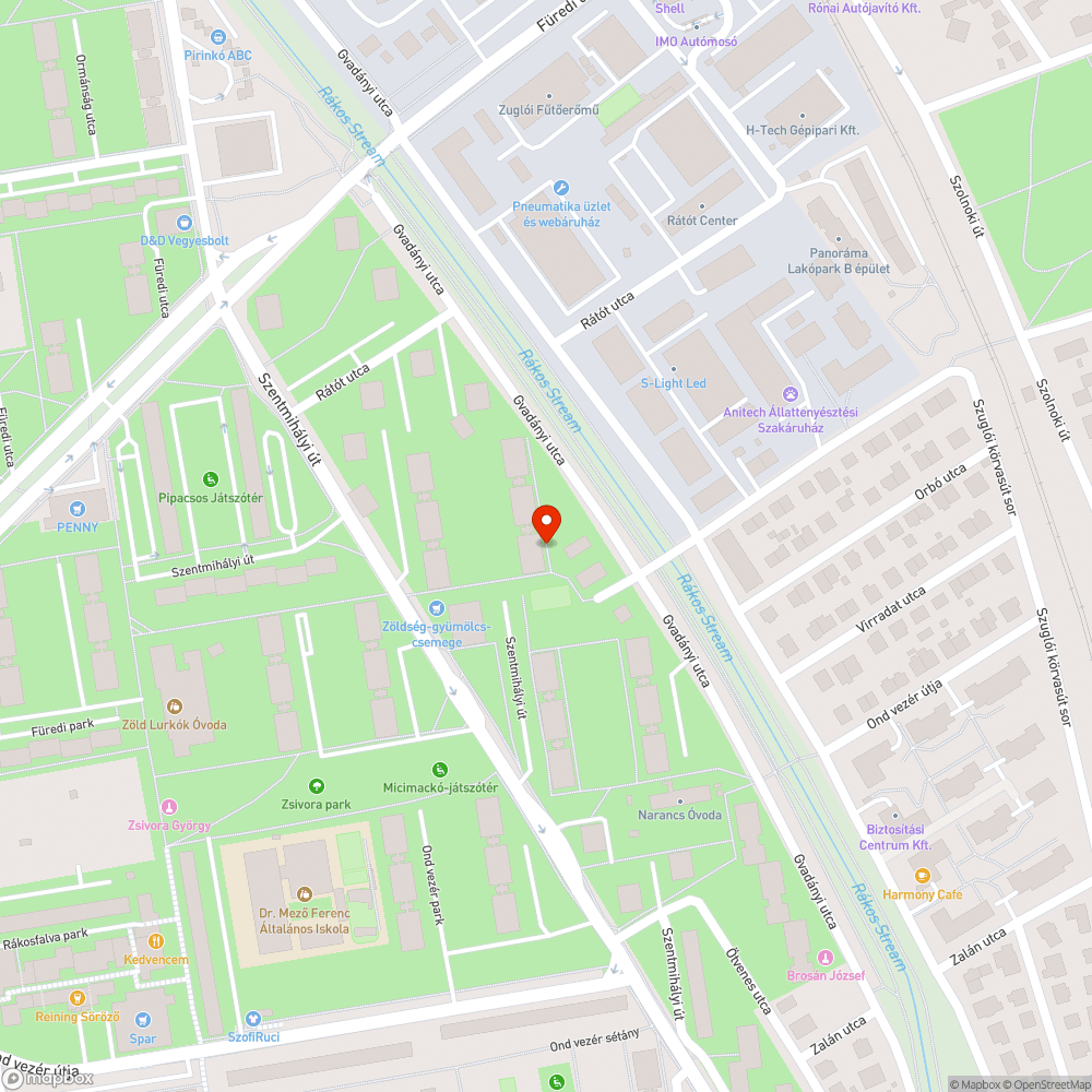 Elhanyagolt, kieső terület bejelentés helye