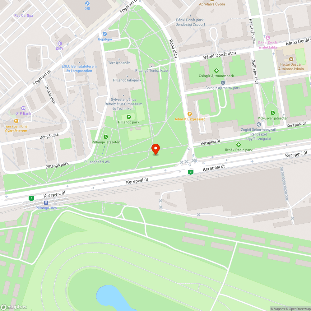 Kutyafuttatóban szétszerelt kutyaitató bejelentés helye