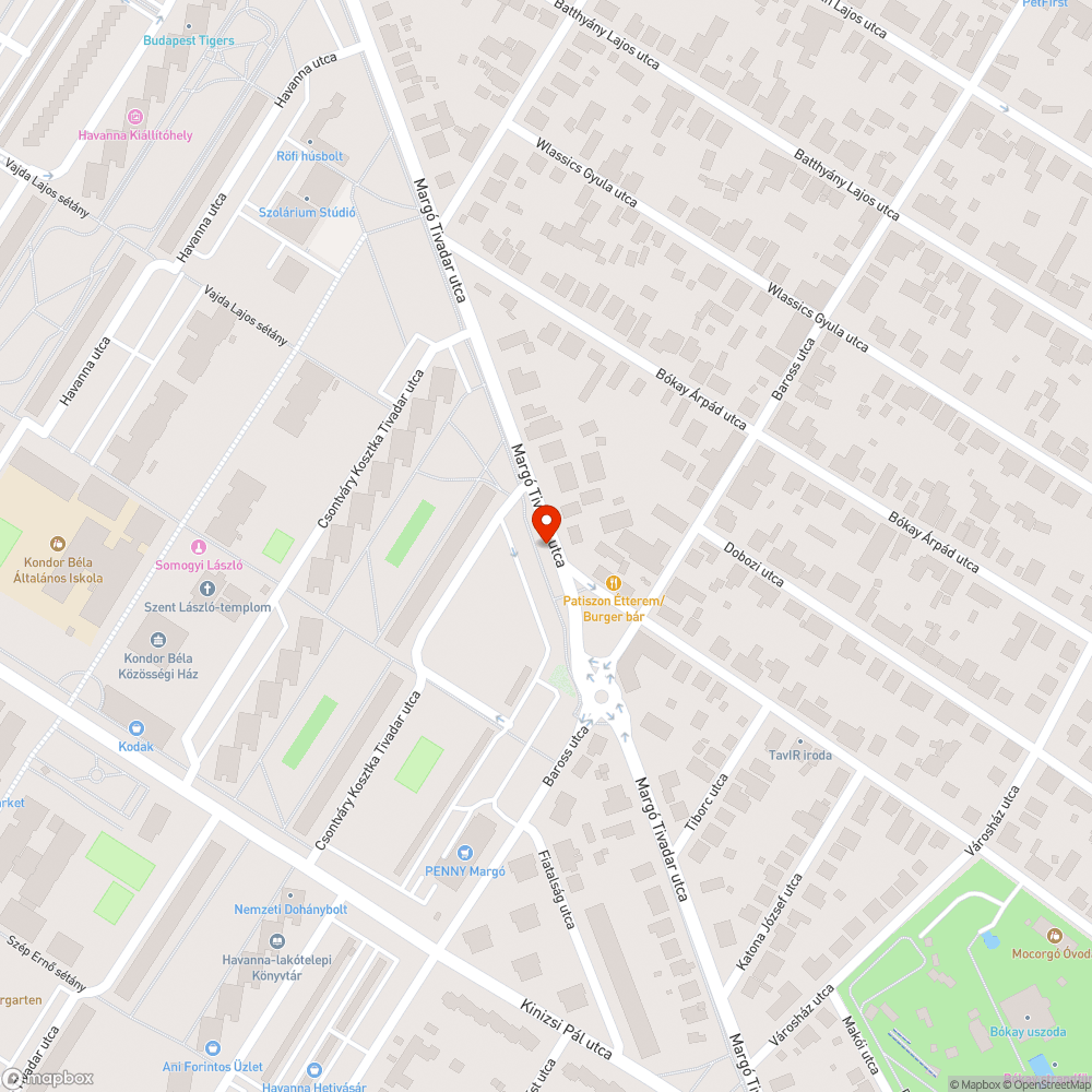 Megrongált BKK váró bejelentés helye