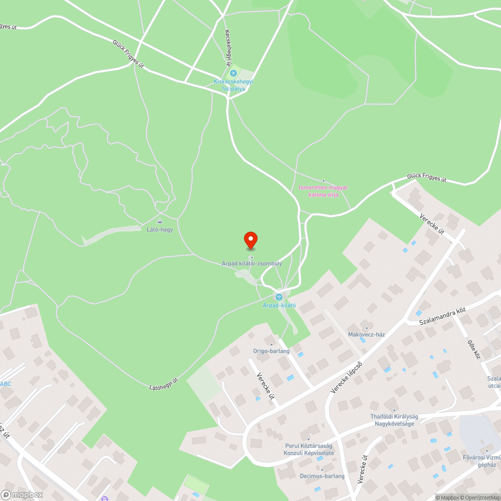 Szemét a barlangban bejelentés helye