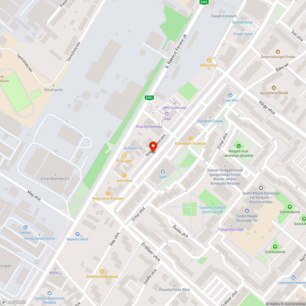 Szeméttel teli zsákok bejelentés helye