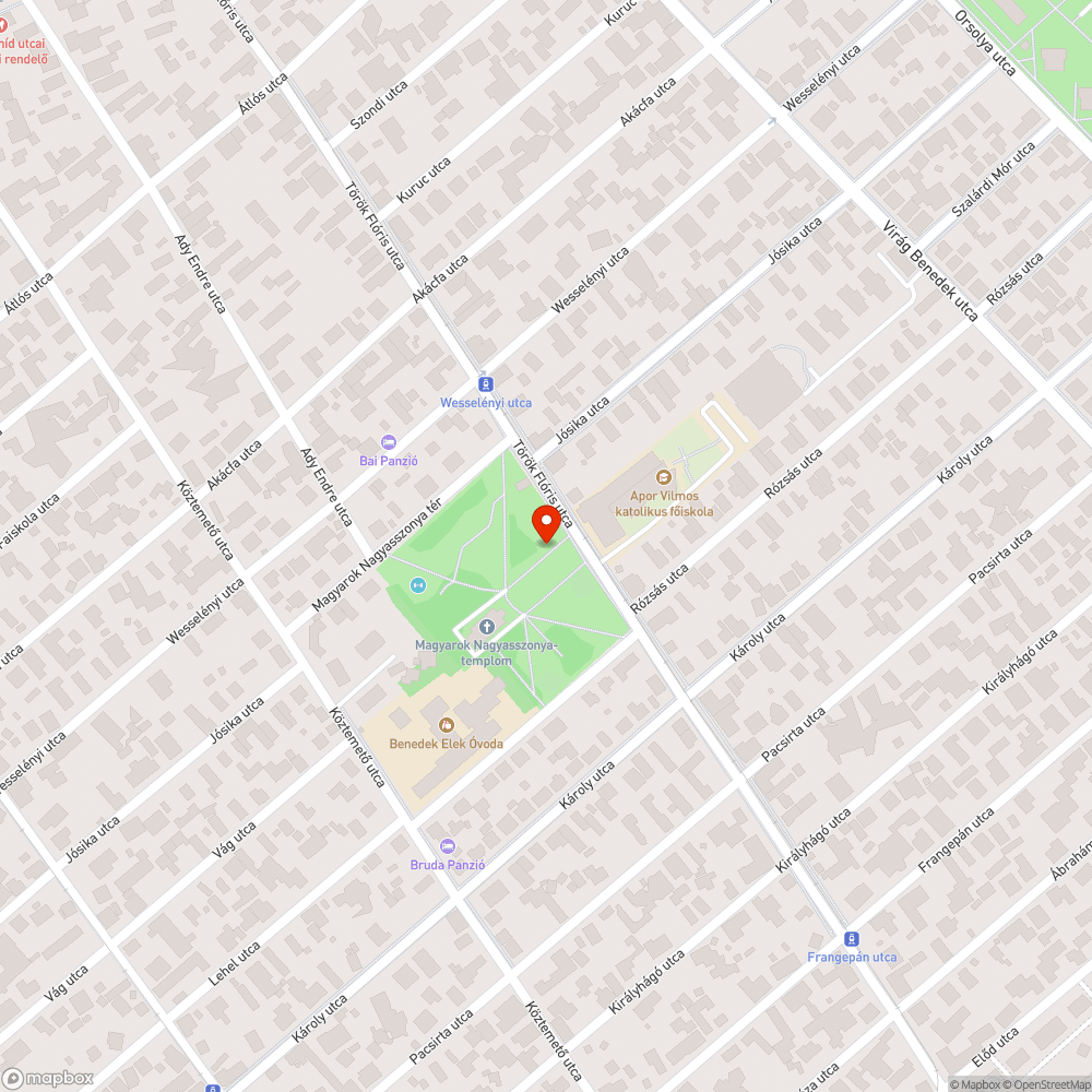 Vihar okozta bejelentés helye