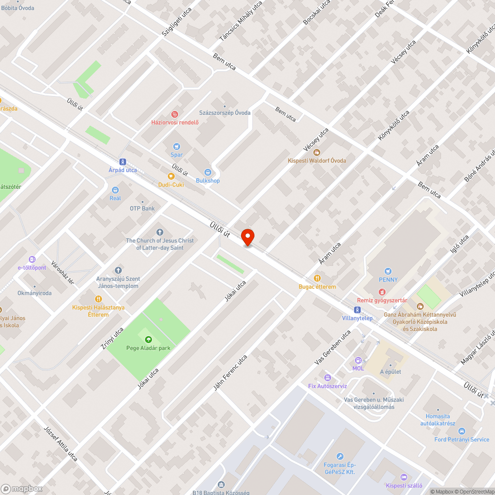 Fák lombjai bejelentés helye