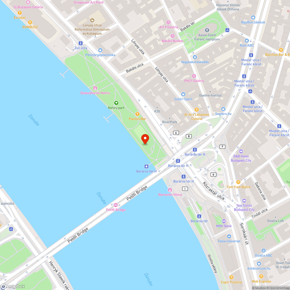 Leszakadt faág bejelentés helye