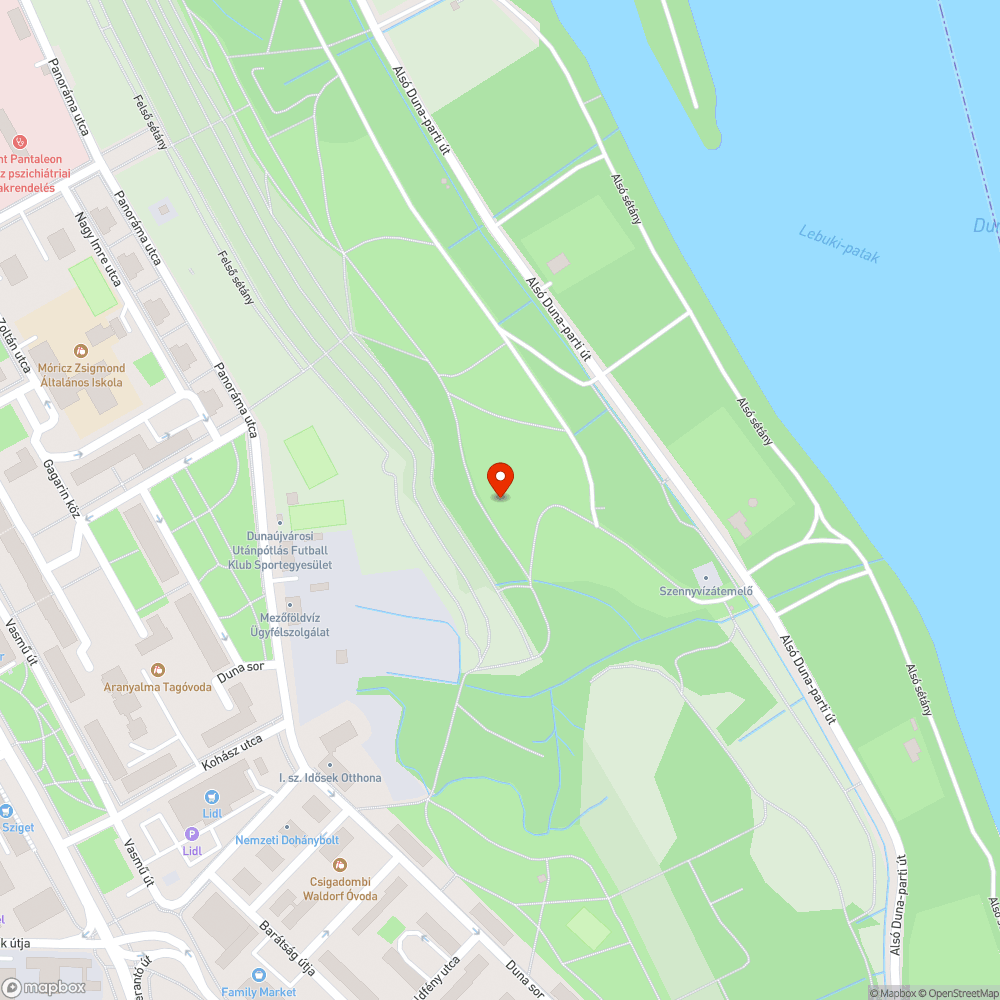 széttört beton bejelentés helye