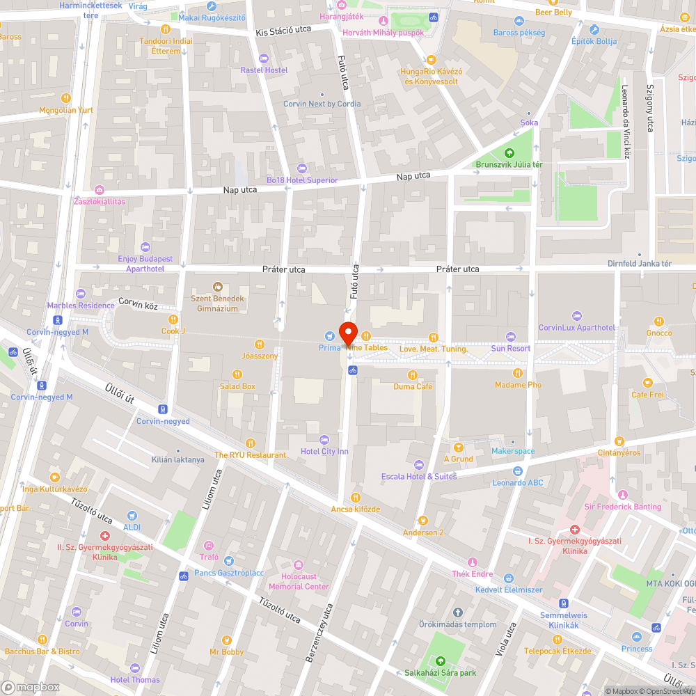 Roncs bicikli a Corvin Pláza mögött bejelentés helye