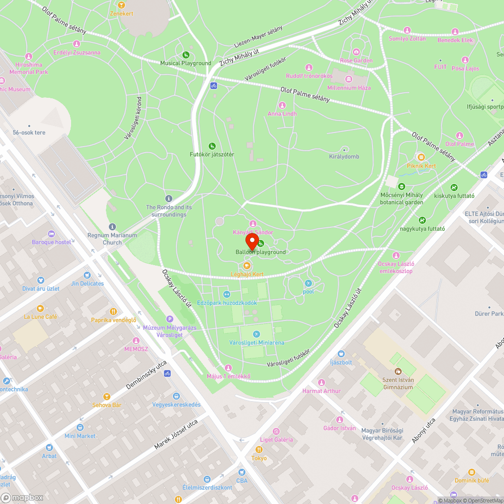 Játszótér nyitvatartása bejelentés helye