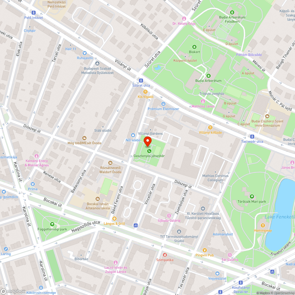 Játszótéri vizfolyás bejelentés helye