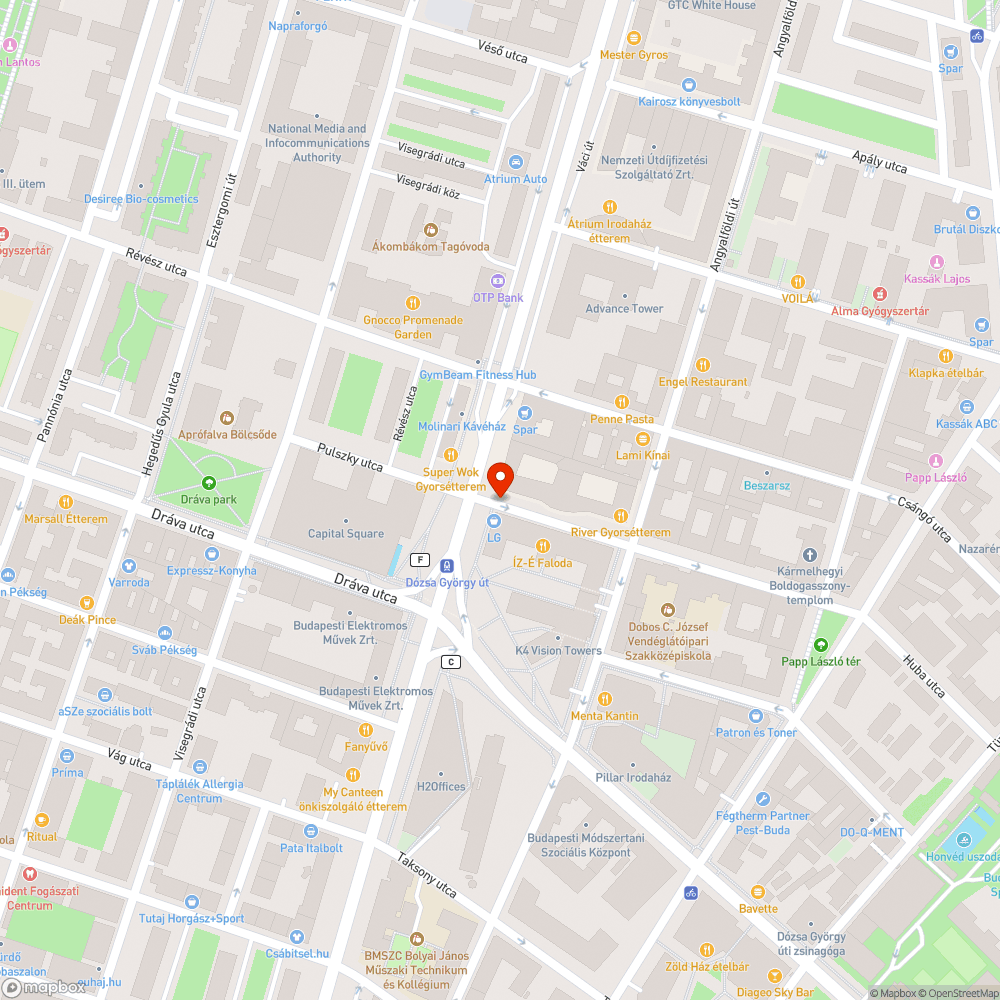 Rozsdás oszlopok a Huba utcában bejelentés helye