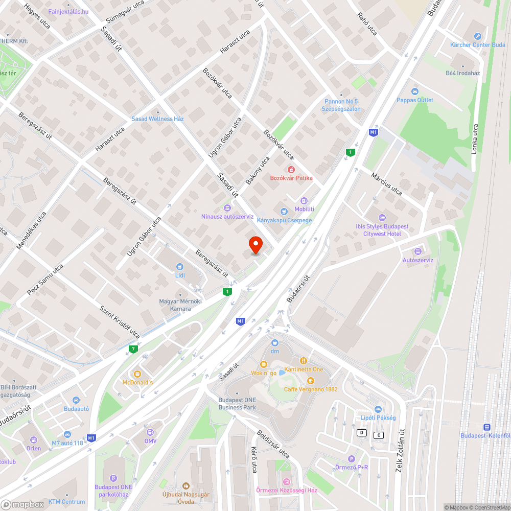 Zöldterületen parkolás a Budaörsi út 119b előtt bejelentés helye