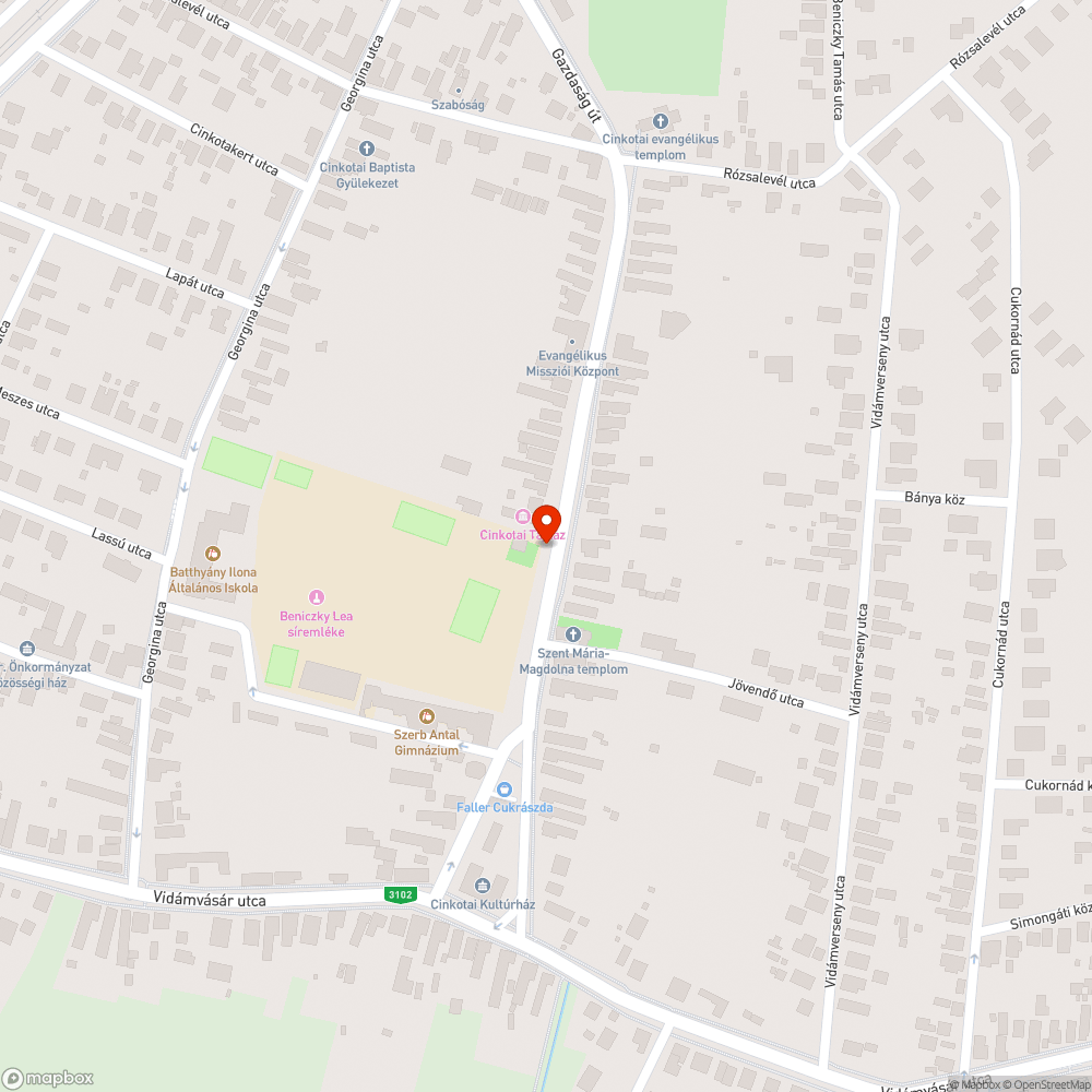 Hiányzó csúszda bejelentés helye