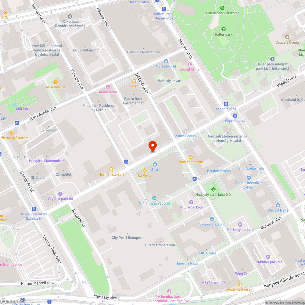 Elhagyatott jármű bejelentés helye