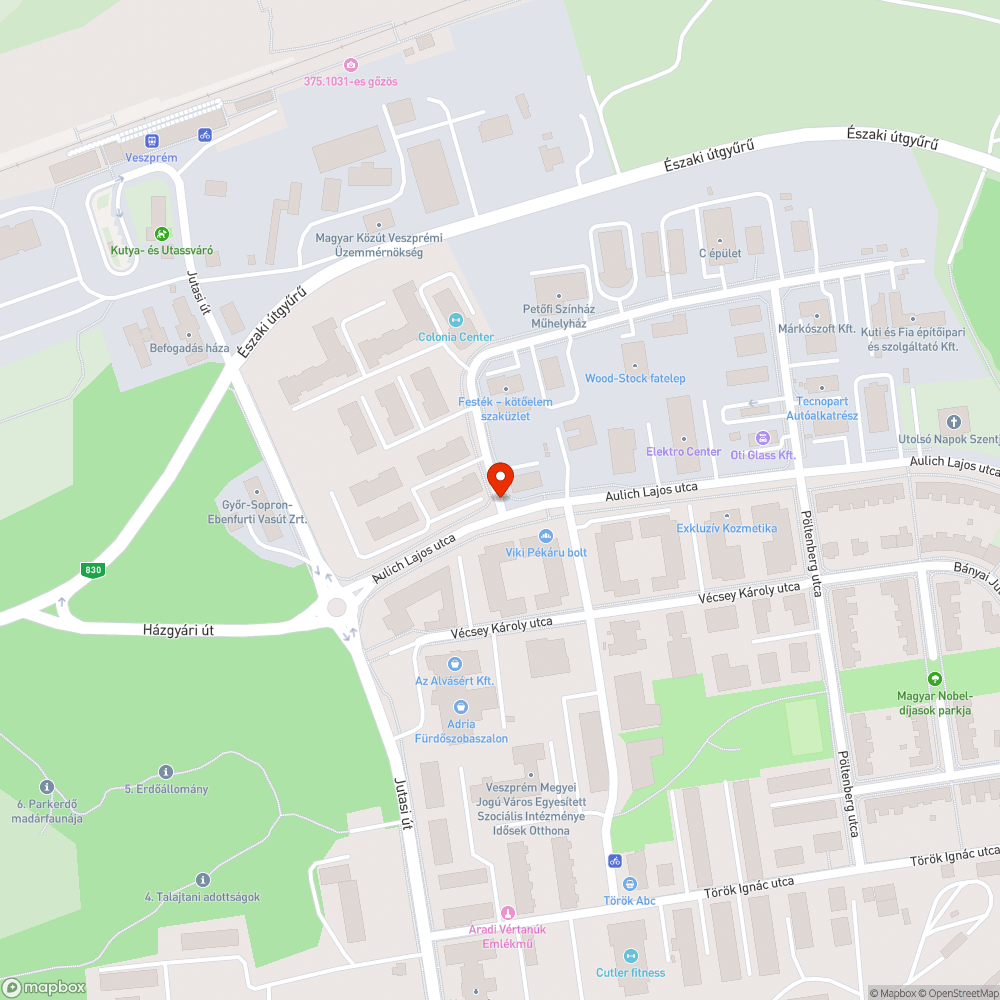 Megsüllyedt burkolat bejelentés helye