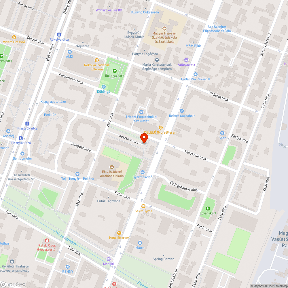 Autógumi bejelentés helye