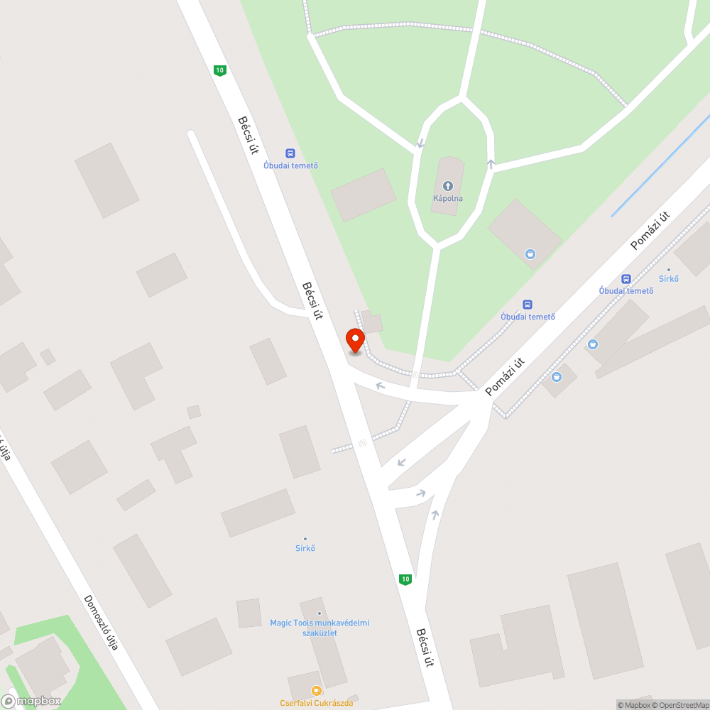 Kidőlő tábla bejelentés helye