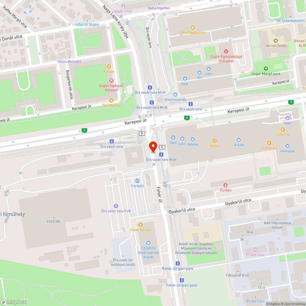 Ronda fedél bejelentés helye