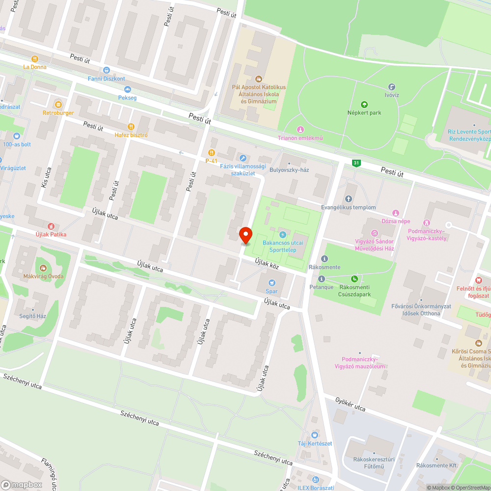 Dzsuva bejelentés helye