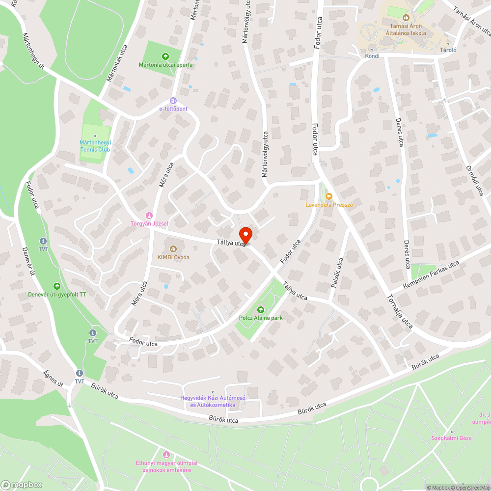 Zsákutca tábla bejelentés helye