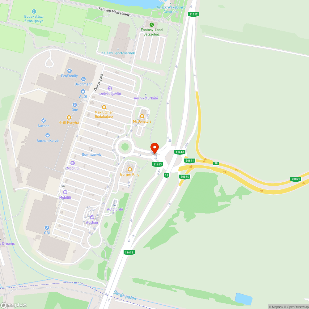 Koszos, szemetes aluljáró bejelentés helye