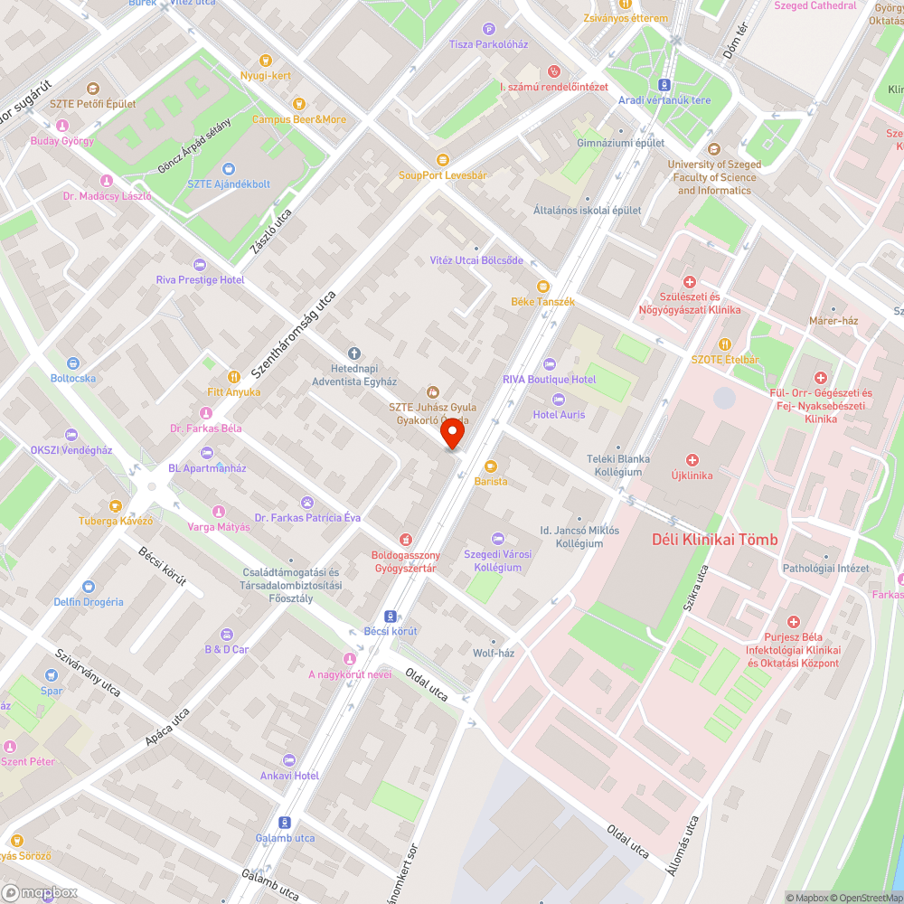 Elhagyott kerékpár bejelentés helye