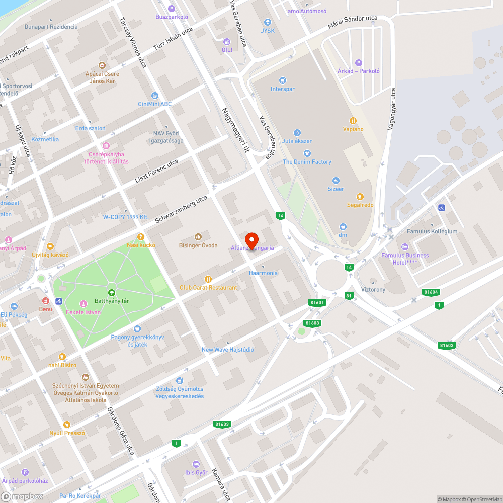 Beszakadt aknafedlap bejelentés helye