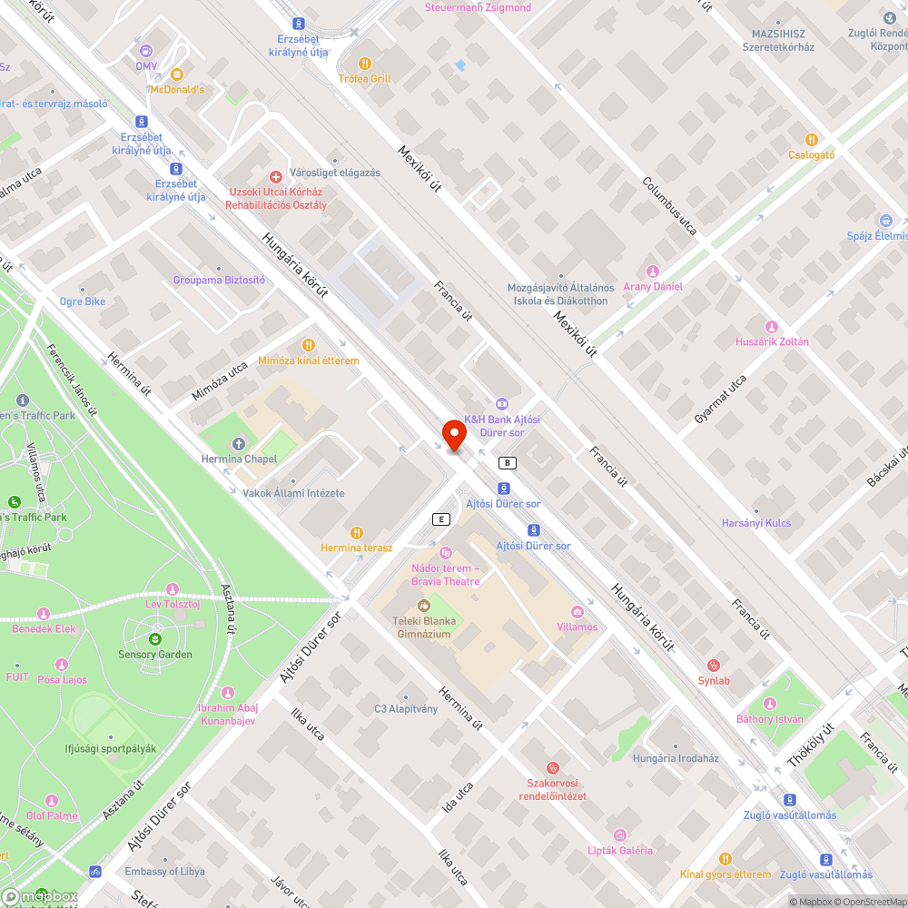 Felgyűrődött aszfalt bejelentés helye