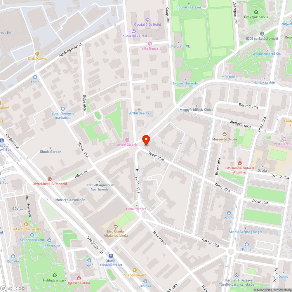 Hiányos járda bejelentés helye